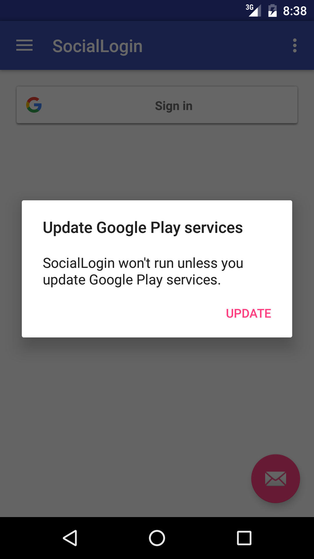 reinstall google play service